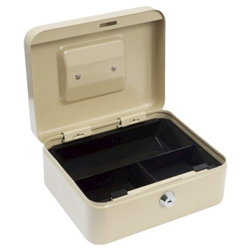 TRENY 鑰匙現金箱 20S 小  米白色