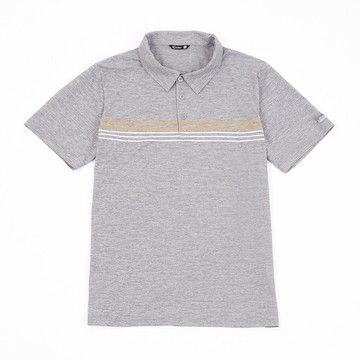 ADISI 男輕量散熱超透氣抑菌消臭POLO衫 AL2611015 麻灰 (M-3XL)｜吸濕排汗 快乾 防臭 輕量 排汗衣