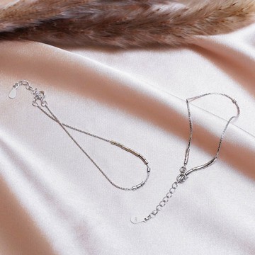 ✨強勢搭配首選✨質感銀飾手鍊⭐️ 極簡文青設計 🔹925純銀｜水晶搭配首選｜首飾｜手鍊｜銀手鍊🔹