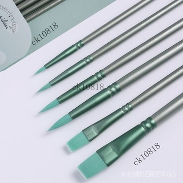 ✨可開發票#水彩畵筆套裝專業水彩筆尼龍毛軟毛美術生專用繪畵圓頭平頭套裝#免運費