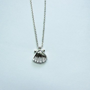 shell a necklace 貝殼a項鍊 | 925銀 限量 海邊 扇貝