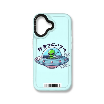 iPhone 16  殼 TRON iPhone 16 ET飛碟外星人系列  載具 MAGSAFE 磁吸 太空殼 透白款 手機殼