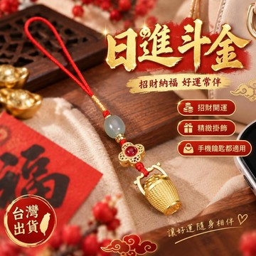 ✨台灣出貨🚚 一桶金招財手機鏈 男女鑰匙扣 精緻吊墜掛鏈 車內掛件 新年開運配件 情侶男女適用 日常包包鑰匙裝飾