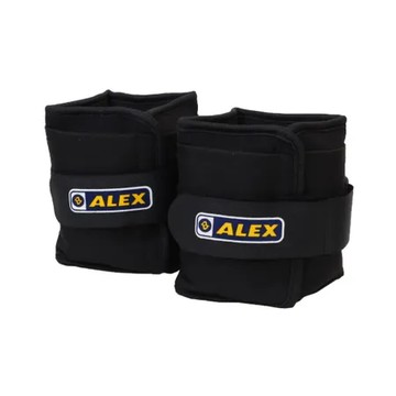 【99301021】ALEX 4kg 沙包型加重器(台灣製 慢跑 健身 重量訓練 肌力訓練 可拆式 