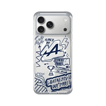 iPhone 17 Pro Max ClearX (MagSafe 兼容) 霜透灰 - Alpine - Graffiti
