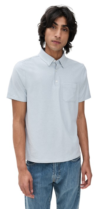 Rhone WFH Polo Arcitc Blue Heather XXL