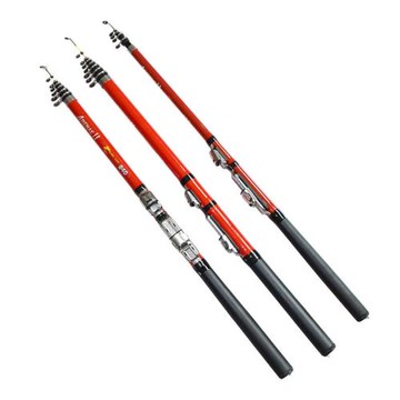 軟尾磯釣魚竿玻璃鋼收短節伸縮小磯釣桿海竿磯竿跨境外貿短節魚桿