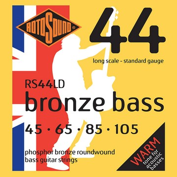 ROTOSOUND RS44LD 木貝斯弦｜45-105｜磷青銅纏繞｜英國製｜Acoustic Bass Strings