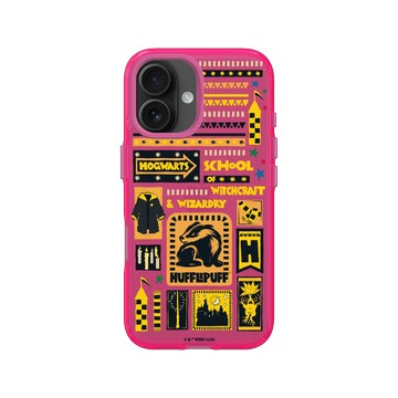 iPhone 16 Clear 粉漾桃 - 哈利波特 Harry Potter - 哈利波特-赫夫帕夫學院學生