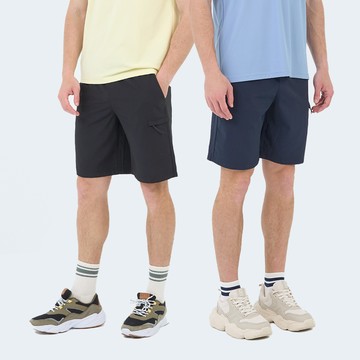 GIORDANO 男裝 輕薄彈力口袋短褲 (多色任選)