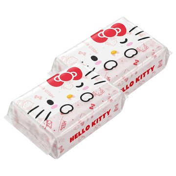Hello Kitty 凱蒂貓 柔軟面紙  1入  2包