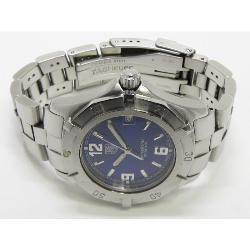 中古】TAG Heuer プロフェッショナル エクスクルーシブ メンズ クオーツ SS ブルー文字盤 WN1112.0 | LINEブランドカタログ