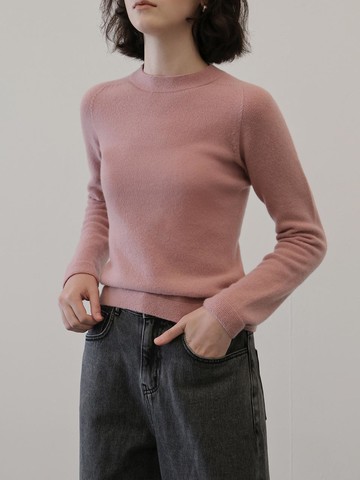 Whole Garment Basic Knit (Rose Quartz)
