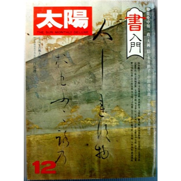 太陽　1979年5月号　no.193　特集・書入門