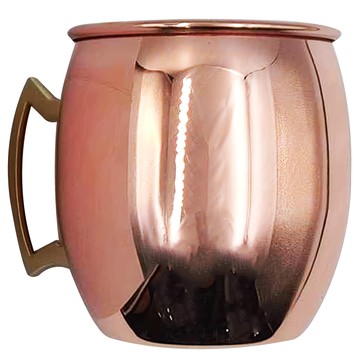 莫斯科騾子杯 510ml 光面杯  玫瑰金  1個