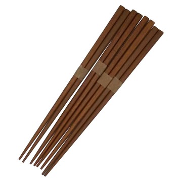 NICOTT 韓系天然實木筷子 0.7 x 23.5cm 4雙  原木色  筷子4雙  1組