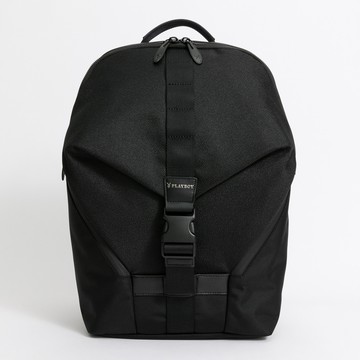 💥96H超激殺爆品│PLAYBOY 後背包 Space列 - 黑色(141-1701-09-8)