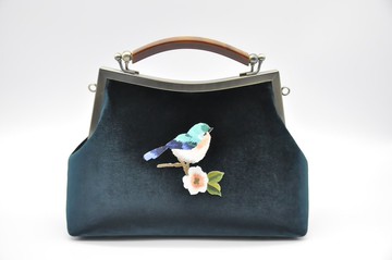 雀鳥手提斜跨包送媽媽的禮物