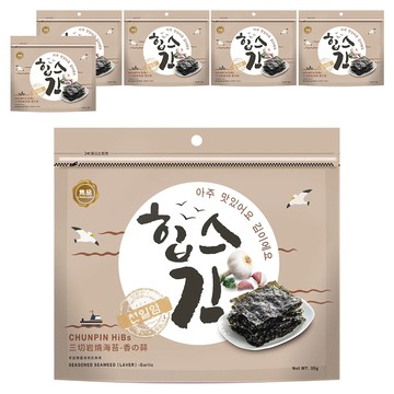chun pin 雋品 三切岩燒海苔 蒜味  30g  6個