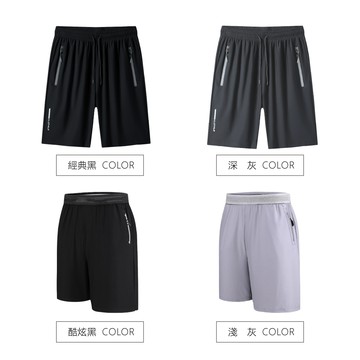 NEW FORCE新速乾透氣排汗冰絲彈力短褲-4色可選