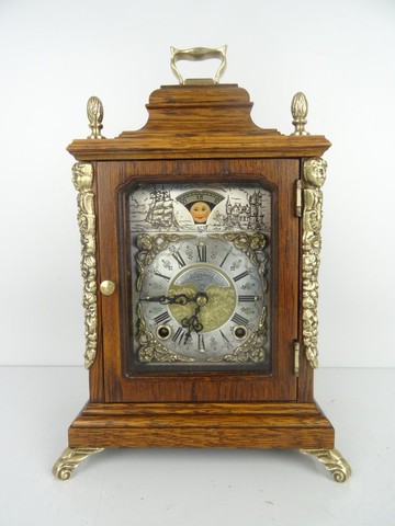 復古荷蘭 Warmink 座鐘 – 典藏中世紀月相顯示