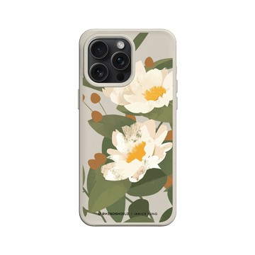 iPhone 15 Pro Max SolidX 貝殼灰 - Janice Sung - Flora 花