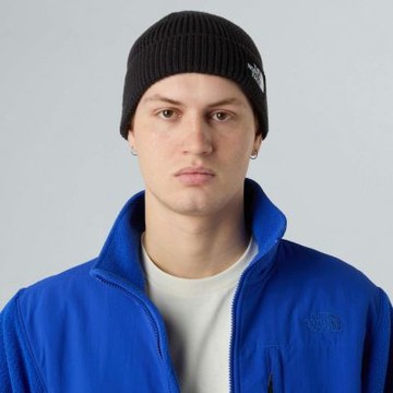 The North Face 北臉 帽子 毛帽 運動帽 TNF LOGO BOX CUFFED BEANIE 黑 NF0A8CHEJK3