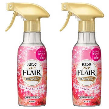 KAO 花王 FLAIR 衣物香氛消臭噴霧 甜美花果香  270ml  2瓶