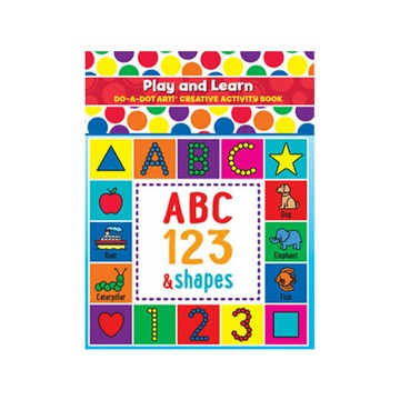 DO-A-DOT ART 點點畫冊 : 快樂英文 創意活動書  多色  1本