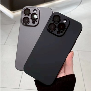 質感磨砂硬殼 自帶鏡頭膜 防摔手機殼iphone 11 12 13 14 15 16promax  i12 i13保護殼