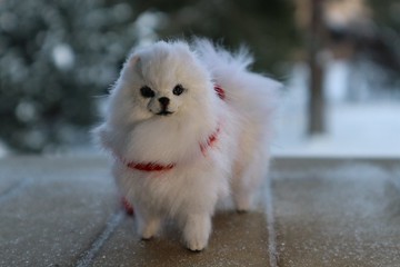 狗狗逼真的動物毛絨玩具！藝術娃娃可擺姿勢！個性化禮物