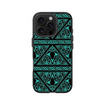 iPhone 16 Pro Clear 酷墨灰 - Assassin's Creed - Valhalla - Crest Pattern