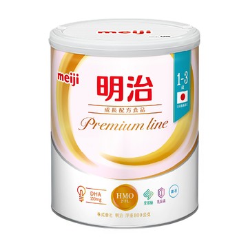 meiji 明治 成長配方食品奶粉 premium line 1至3歲  800g  1罐  1罐
