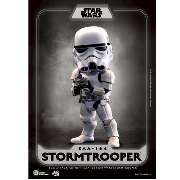 EAA-164 星際大戰 帝國風暴兵 野獸國 STAR WARS STRMTROOPER 收藏 可動 公仔 Q版