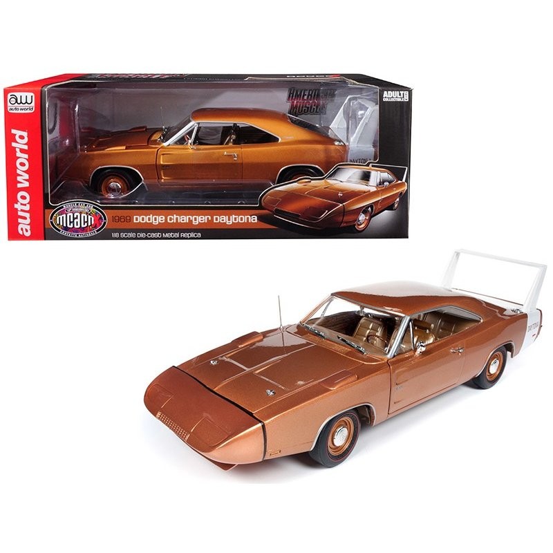 ミニカー 1/18 AUTOWORLD 1969 ダッジ・チャージャー・デイトナ 