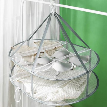 E.City_可折疊透氣防變形雙層曬衣平網