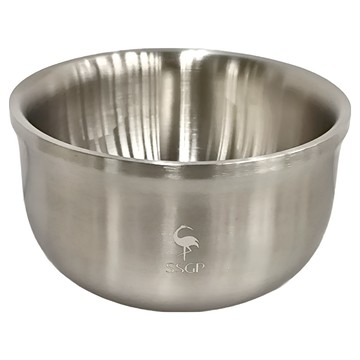 SSGP 三四鋼 餐具304不鏽鋼隔熱碗 E108 13.5 x 9 x 8cm 153g  1個