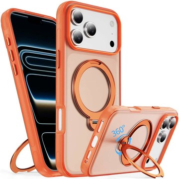 新款 防指紋 旋轉支架殼 適用 蘋果 iPhone 17 16 15 簡約 14 防滑 13 Pro max 手機殼
