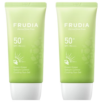 FRUDIA 青葡萄清爽控油防曬乳 SPF50+ PA++++  50ml  2條