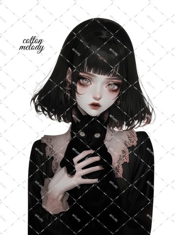 original sticker no.2312 人物貼紙 原創貼紙 原創人物貼紙 裝飾貼紙 cotton melody