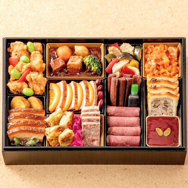 おせち 北のシェフ 肉料理オードブル(約3〜4人前 14品 冷凍品) 2024 お節 おせち料理 自宅用 北のシェフ 洋食 洋風 洋風おせち 北海道 肉 肉惣菜 お取り寄せ