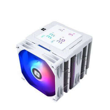 Thermalright 利民 Peerless Assassin 120 數位板 ARGB 6導管 245W 雙塔雙風扇 CPU散熱器《白》(高16.2)