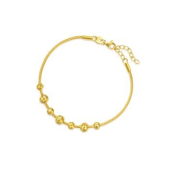 Essence「永」 金色派對 黃金手鍊_計價黃金