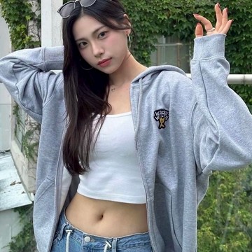【台現】WackyWilly 連帽外套 小飛人新標 小天使 火柴人 無刷毛外套 秋冬新款 韓國代購 Whatitisnt