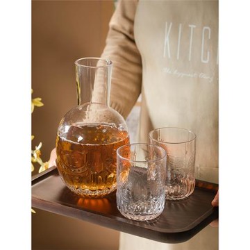 網紅大容量飲料果汁杯玻璃杯子果酒商用玻璃水杯辦公室女高顏值