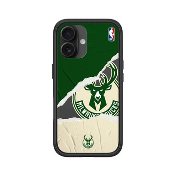 iPhone 16 Mod NX 黑 - NBA - 熱血系列-密爾瓦基公鹿 Milwaukee Bucks - Sweat and Tears