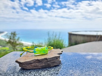 柚子林琉璃 - 比西里岸的黃昏 - 琉璃手環