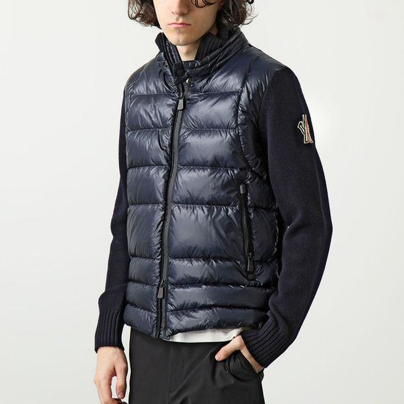 MONCLER GRENOBLE モンクレール グルノーブル ダウンジャケット 9B00005 M1122 メンズ アイコンパッチ ニット切替 771  | LINEブランドカタログ