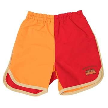 akachan honpo - 水陸兩用褲-色塊-紅色