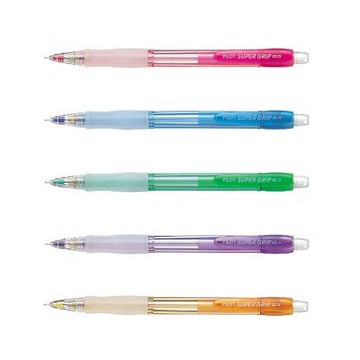 【PILOT 百樂】透明七彩自動鉛筆 0.5mm / 支 H-185N(顏色隨機出貨)